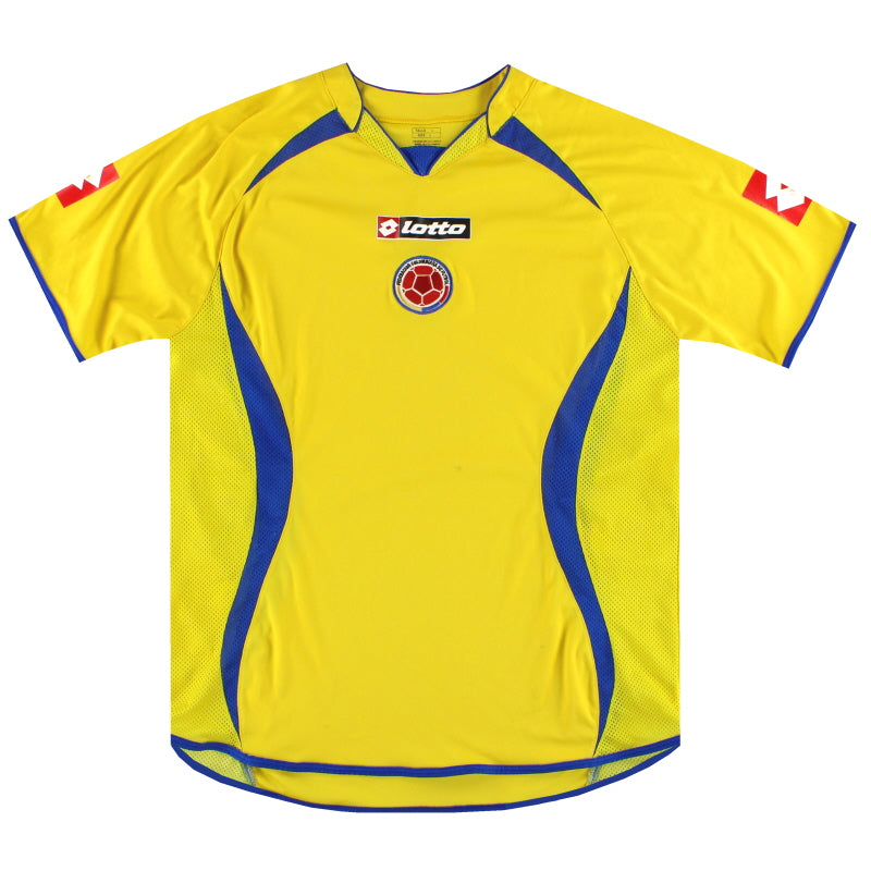2006-07 Colombia Lotto Home Shirt L Football Shirt