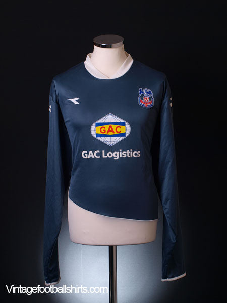 2006-07 Crystal Palace Away Shirt L/S XXL Football Shirt