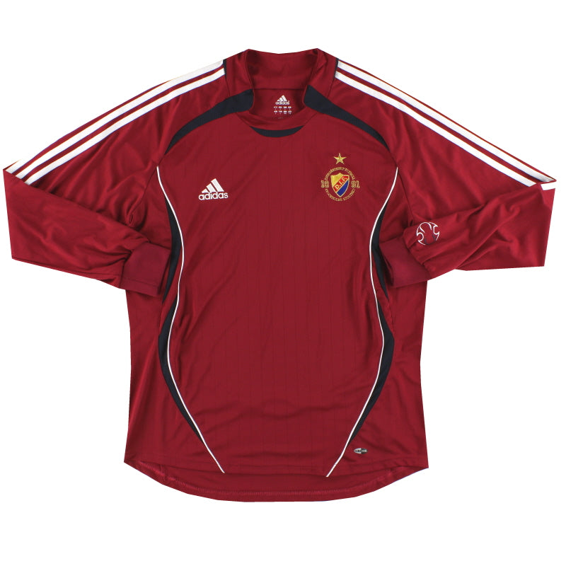 2006-07 Djurgardens adidas Away Shirt L/S L Football Shirt