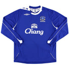 2006-07 Everton Home Shirt L/S L Football Shirt
