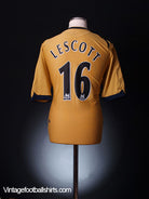 2006-07 Everton Third Shirt Lescott #16 *As new* XL Football Shirt