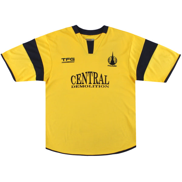 2006-07 Falkirk Away Shirt M Vintage Football Shirts