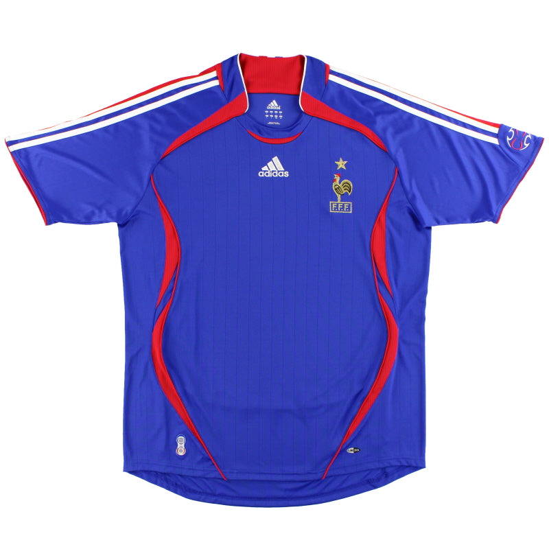 2006-07 France adidas Home Shirt *Mint* L Football Shirt