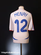 2006-07 France Away Shirt Henry #12 XL Football Shirt