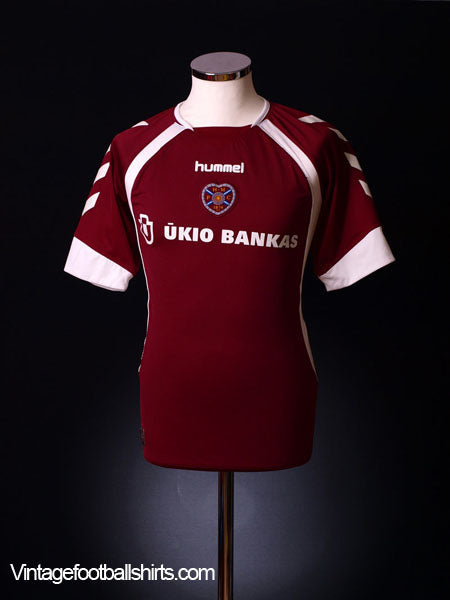 2006-07 Hearts Home Shirt M Football Shirt