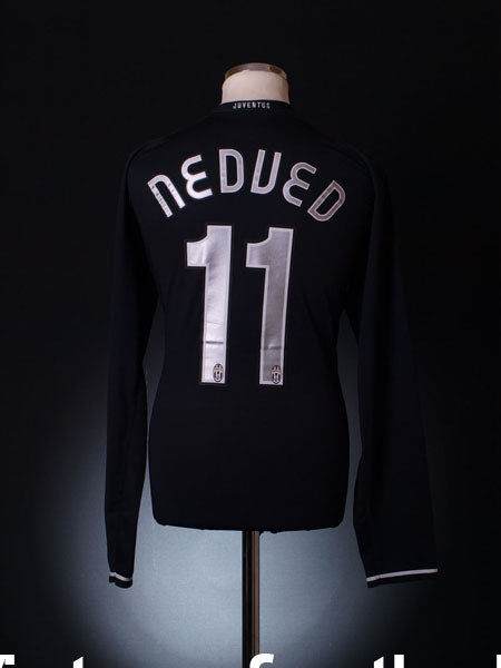 2006-07 Juventus Away Shirt Nedved #11 L/S XL Football Shirt