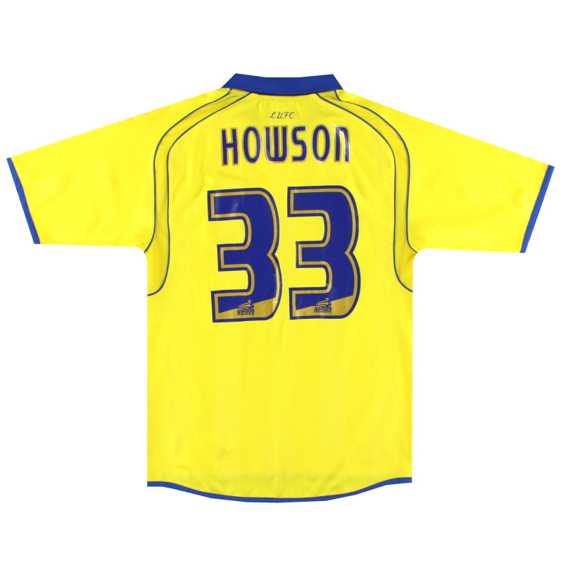 2006-07 Leeds Admiral Away Shirt Howson #33 S Football Shirt