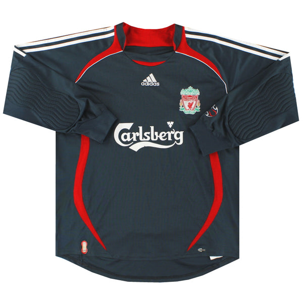 2006-07 Liverpool adidas Goalkeeper Shirt L | Vintage Football Shirts