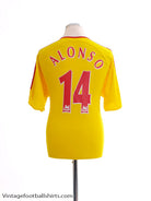 2006-07 Liverpool Away Shirt Alonso #14 L Football Shirt