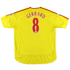 2006-07 Liverpool Away Shirt Gerrard #8 XXL Football Shirt