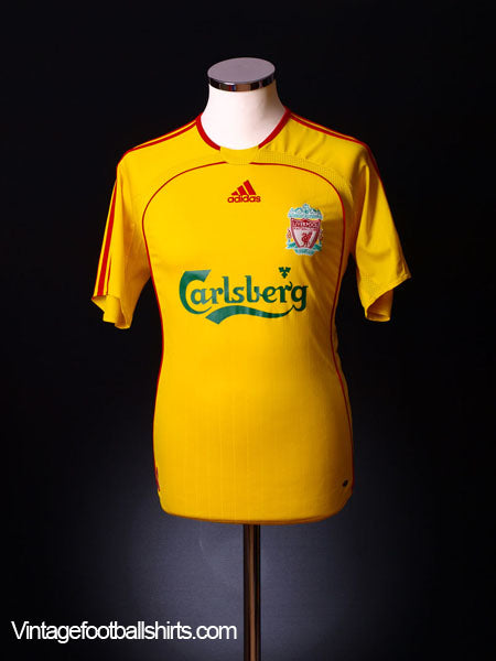 2006-07 Liverpool Away Shirt L Football Shirt