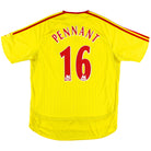 2006-07 Liverpool Away Shirt Pennant #16 L Football Shirt