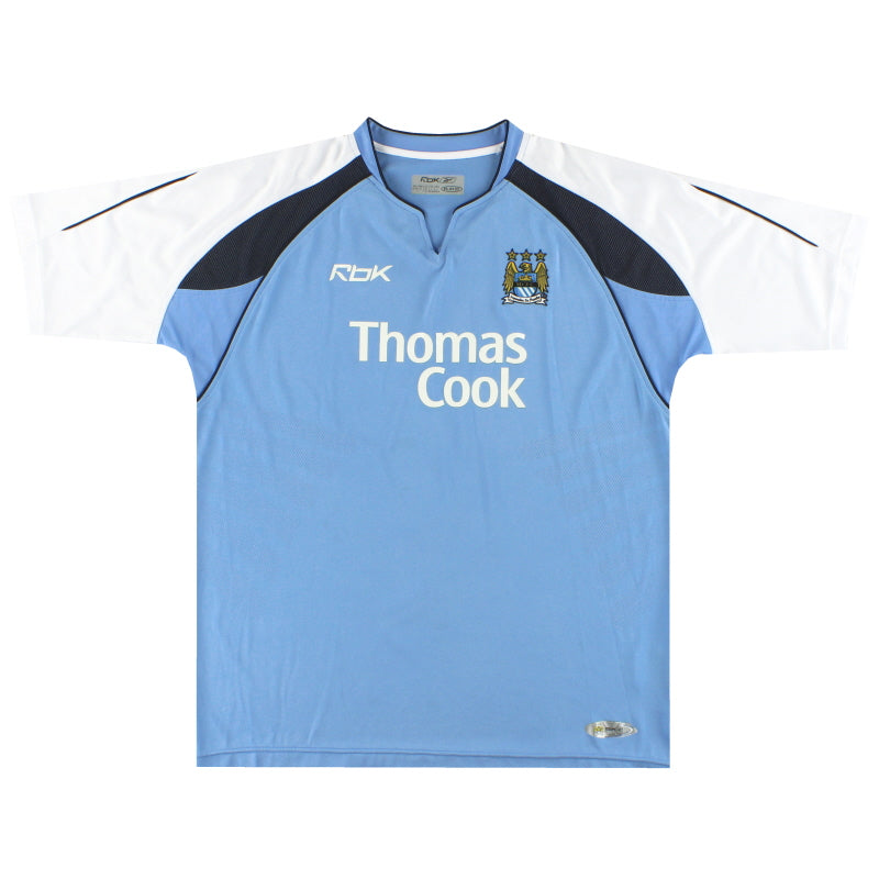 2006-07 Manchester City Reebok Home Shirt *Mint* XL Football Shirt
