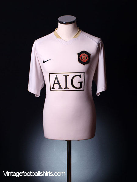 2006-07 Manchester United Away Shirt L Football Shirt
