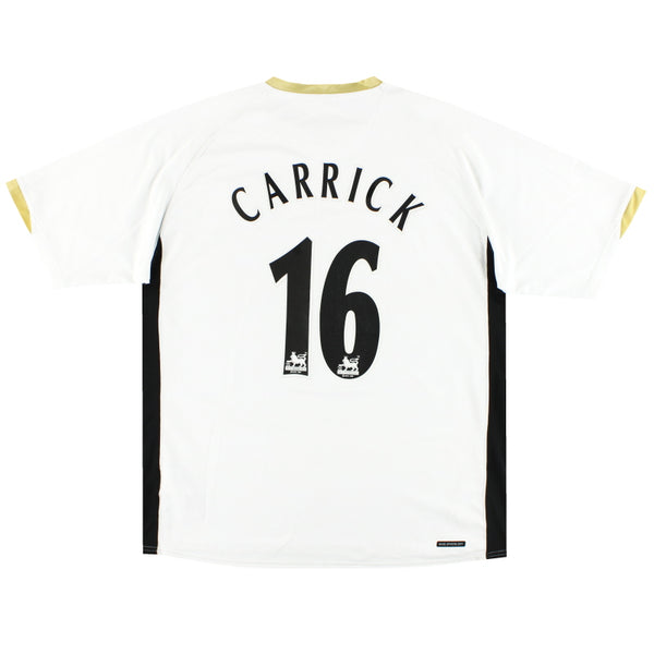 2006-08 Manchester United Nike Away Shirt Carrick #16 XL 146817