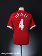 2006-07 Manchester United Home Shirt Heinze #4 S Football Shirt