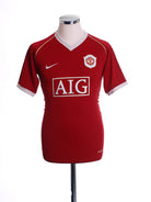 2006-07 Manchester United Home Shirt L Football Shirt