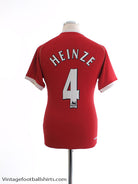 2006-07 Manchester United Home Shirt Heinze #4 S Football Shirt