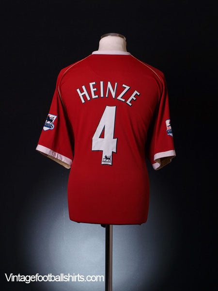 2006-07 Manchester United Home Shirt Heinze #4 *Mint* XXXL Football Shirt