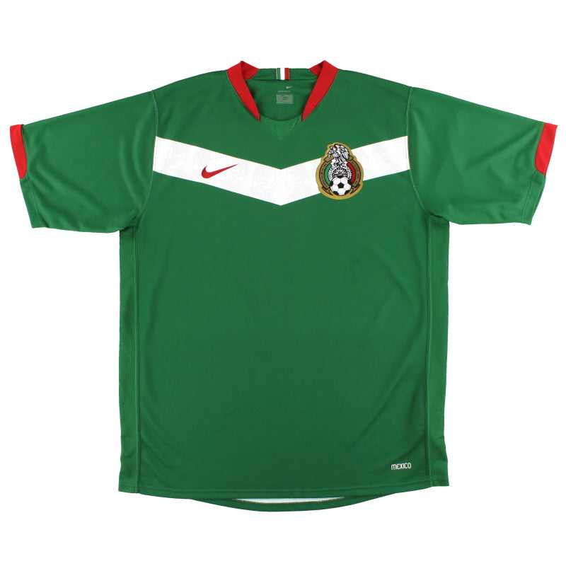 2006-07 Mexico Nike Home Shirt L Football Shirt