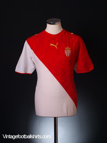 2006-07 Monaco Home Shirt M Football Shirt