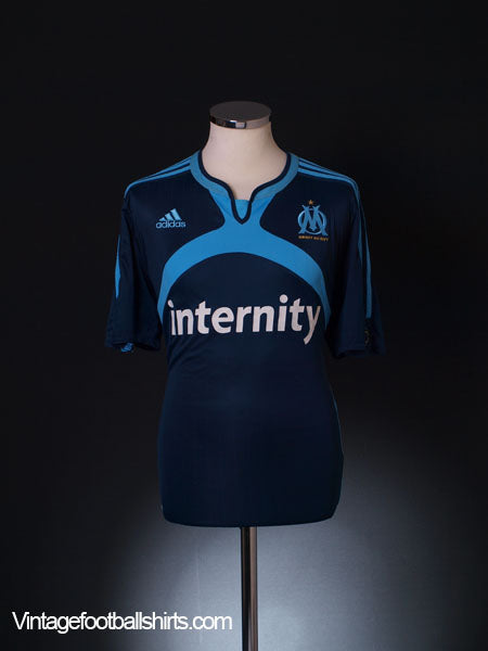 Olympique Marseille Home Maillot de foot 2005 - 2006. Sponsored by n9uf Telecom