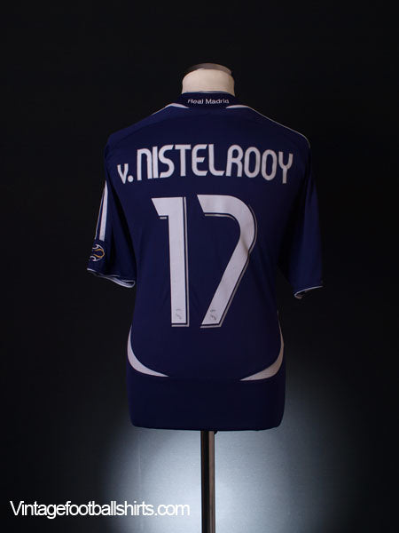 2006-07 Real Madrid Third Shirt v.Nistelrooy #17 M Football Shirt