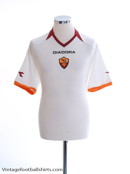 2006-07 Roma Away Shirt L Football Shirt