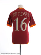 2006-07 Roma Home Shirt De Rossi #16 S Football Shirt