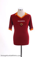 2006-07 Roma Home Shirt M Football Shirt