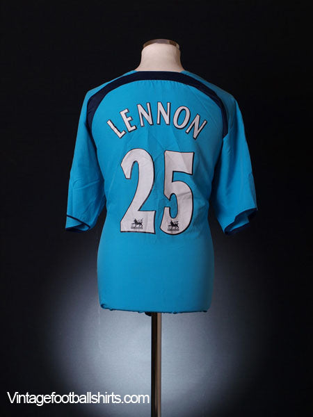 2006-07 Tottenham Away Shirt Lennon #25 XXL Football Shirt
