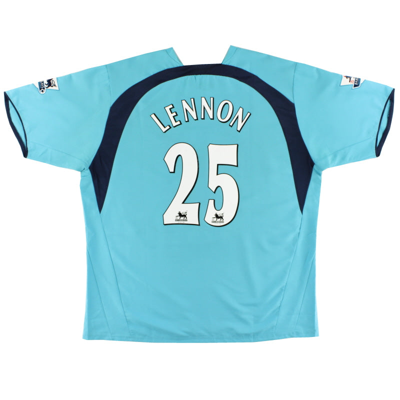 2006-07 Tottenham Away Shirt Lennon #25 XXL Football Shirt