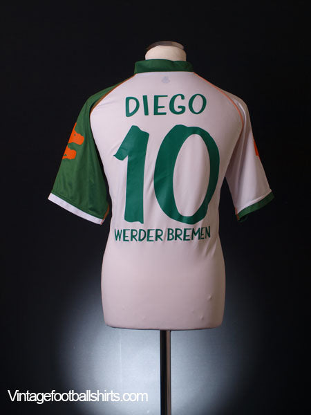 2006-07 Werder Bremen Home Shirt Diego #10 XL | Vintage Football