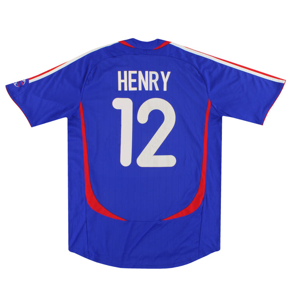 2006-07 France adidas Home Shirt Henry #12 M 740126 | Vintage