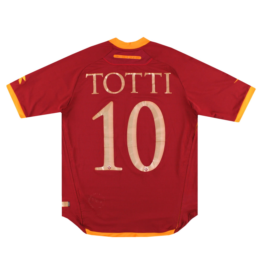 06/07 ASローマ #10トッティ ユニフォーム M 半袖 DIADORA 2006-07 Roma Diadora Home Shirt Totti #10 M 142739 | Vintage