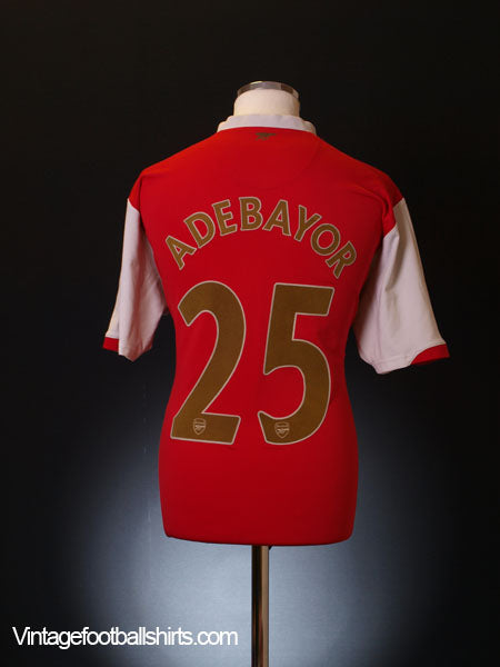 2006-08 Arsenal CL Home Shirt Adebayor #25 L Football Shirt
