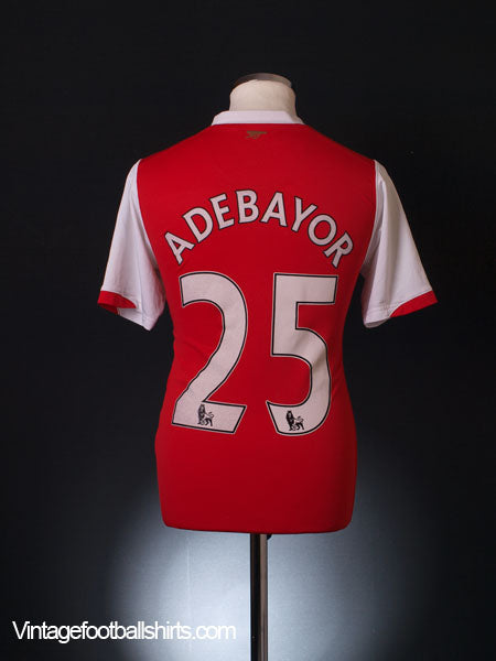 2006-08 Arsenal Home Shirt Adebayor #25 S | Vintage Football Shirts