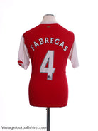 2006-08 Arsenal Home Shirt Fabregas #4 L Football Shirt