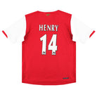 2006-08 Arsenal Nike Home Shirt Henry #14 M.Boys Football Shirt