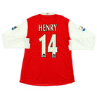 2006-08 Arsenal Player Issue Home Shirt Henry #14 L/S L Football Shirt