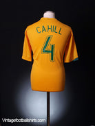 2006-08 Australia Home Shirt Cahill #4 XL Football Shirt