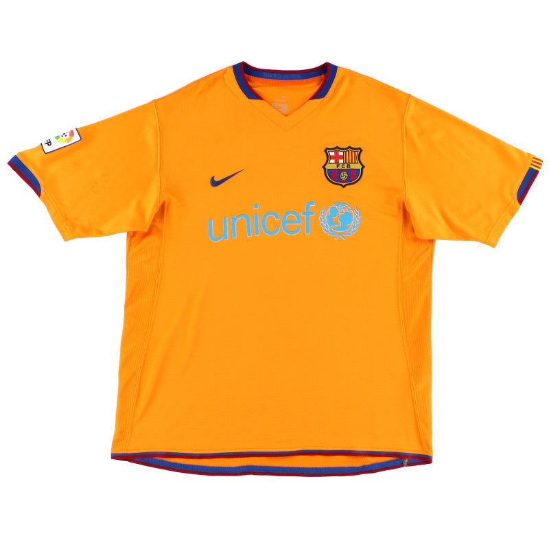 2006 08 Barcelona Away Shirt M