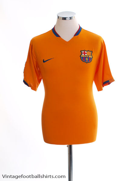 2006-08 Barcelona Away Shirt M Football Shirt