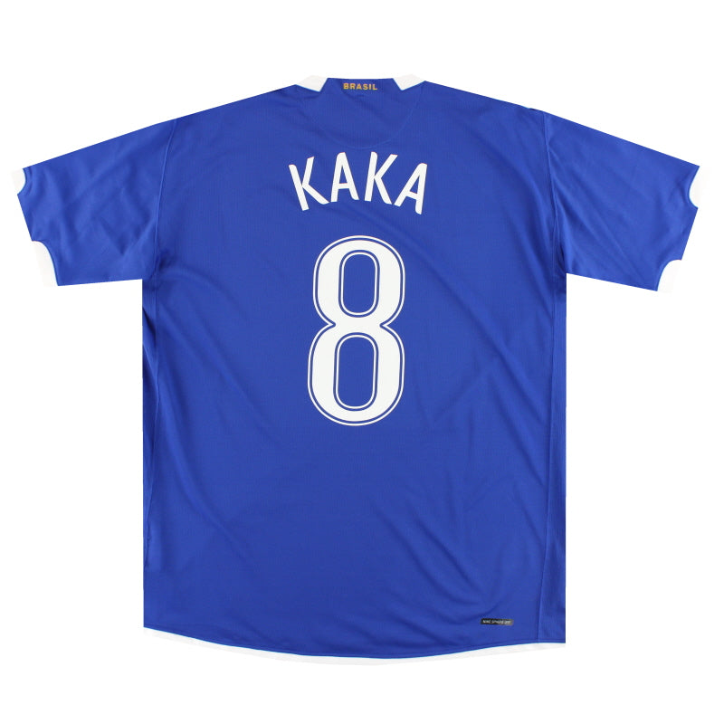 2006-08 Brazil Nike Away Shirt Kaka #8 *Mint* XL Football Shirt