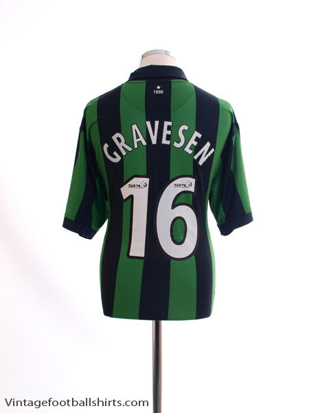 2006-08 Celtic Away Shirt Gravesen #16 XL Football Shirt
