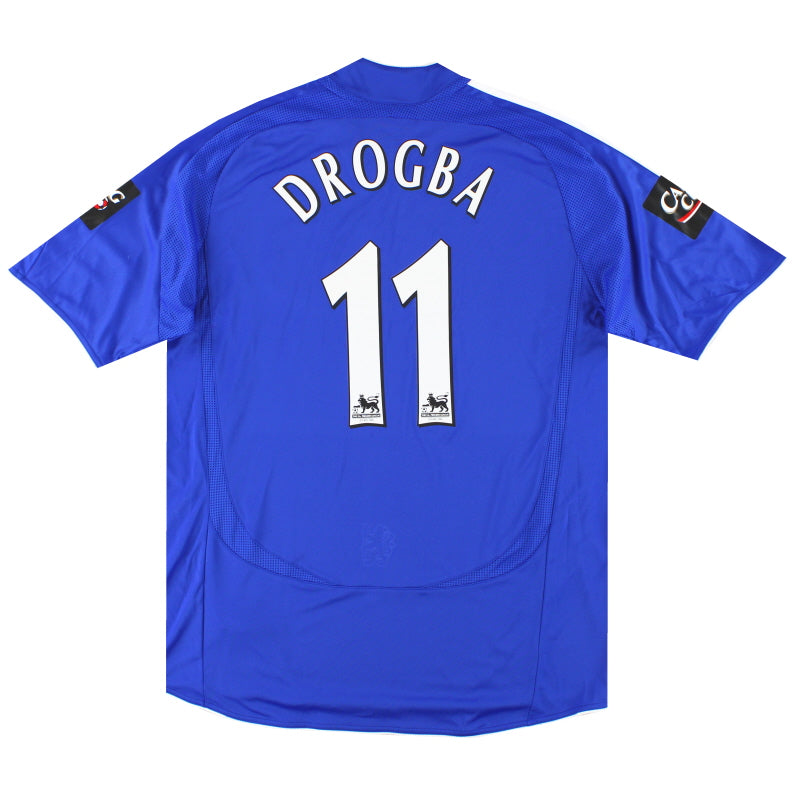 2006-08 Chelsea adidas 'Carling Cup Final' Home Shirt Drogba #11 *w/tags* L Football Shirt