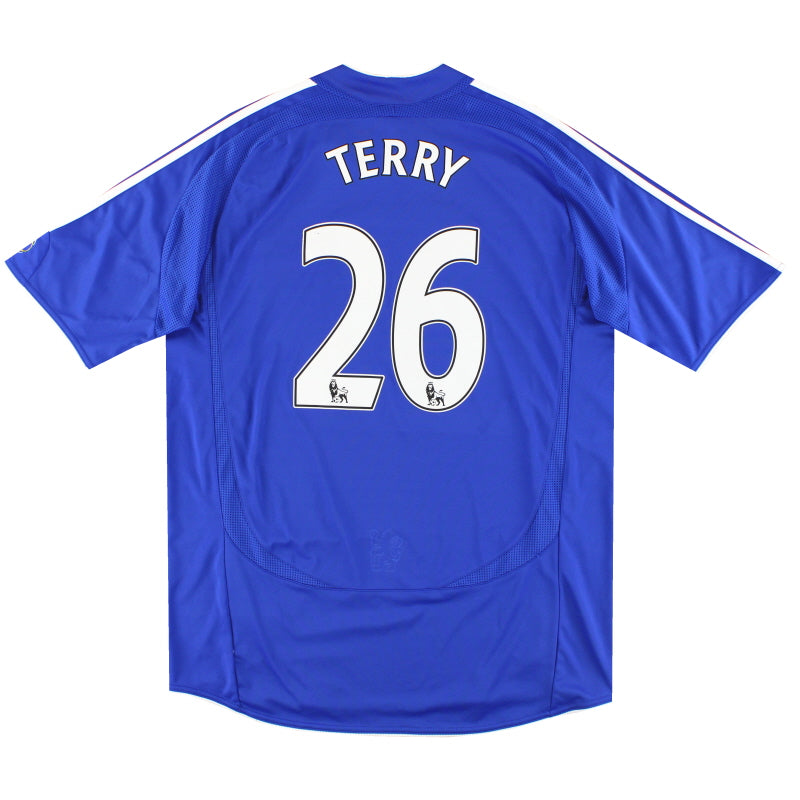 2006-08 Chelsea adidas Home Shirt Terry #26 L Football Shirt