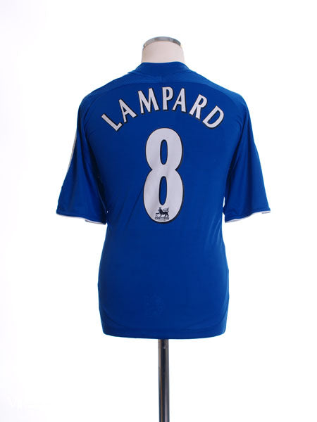 2006-08 Chelsea Home Shirt Lampard #8 L Football Shirt