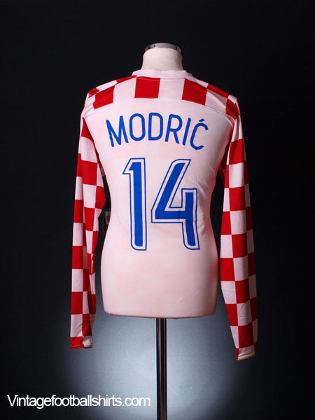 2006-08 Croatia Player Issue Home Shirt Modric #14 L/S *BNWT* XL Football Shirt