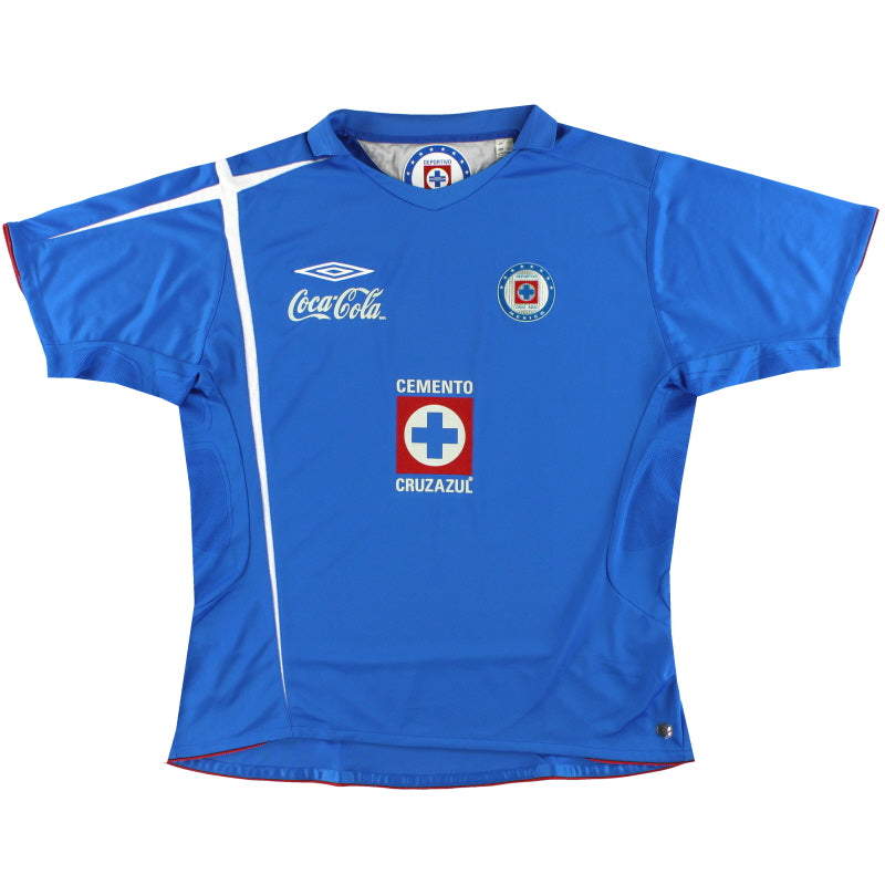 2006-08 Cruz Azul Umbro Home Shirt XL Football Shirt